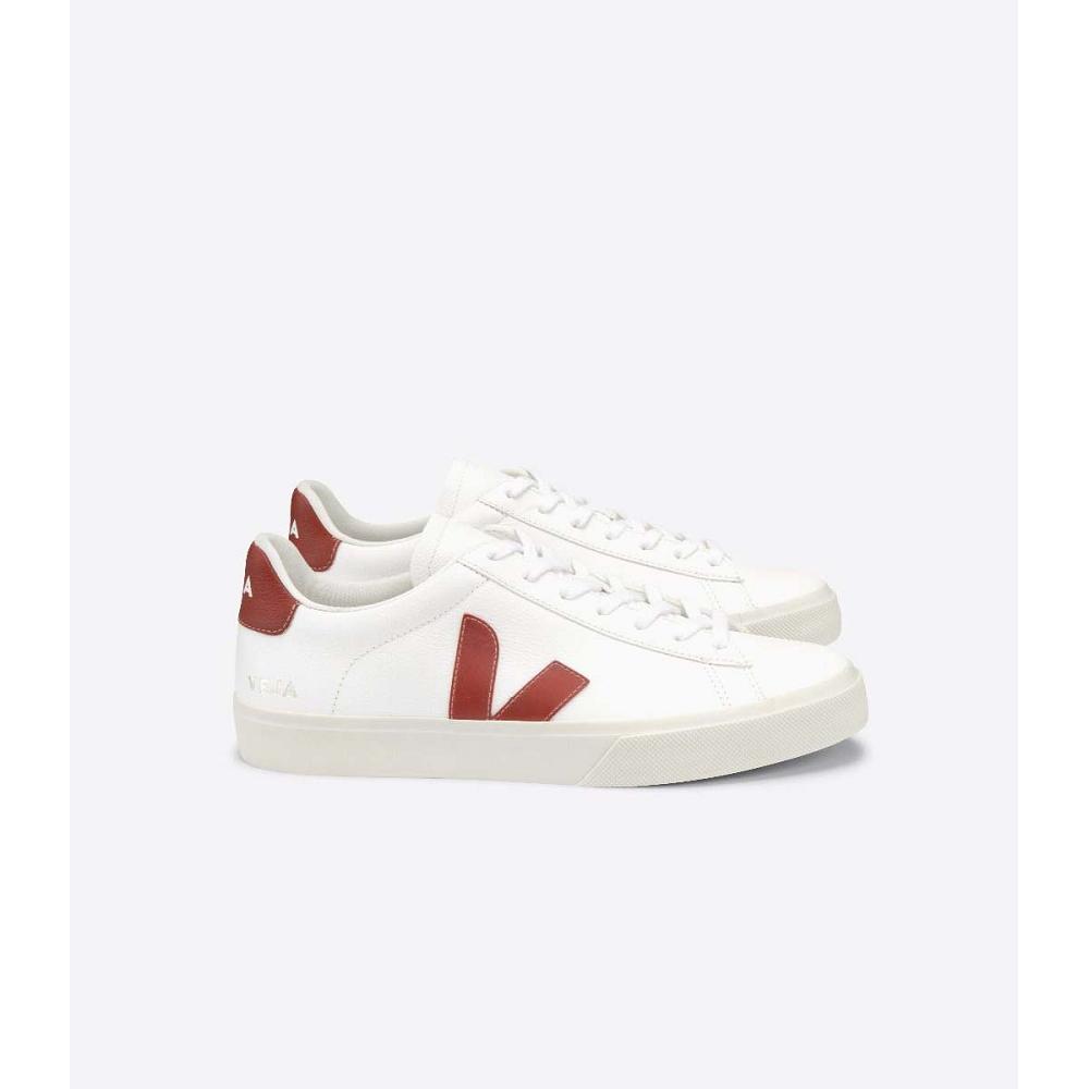 Veja CAMPO CHROMEFREE Low Tops Sneakers Férfi White/Red | HU 201ZUT